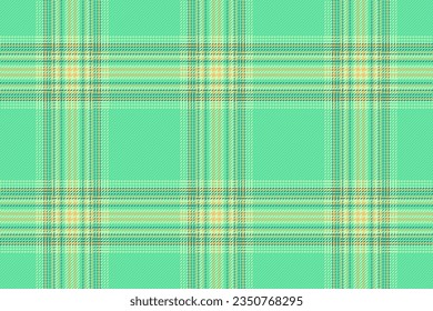 Tártaro de control de tejido de fondo de textura vectorial con un patrón de plaid sin fisuras en colores verde y claro.