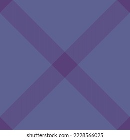Vector de comprobación de tejido. Tartán textil sin fisuras. Colocar la textura de fondo del patrón en colores azul y violeta.