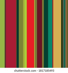 fabric  Chrismas Color style seamless stripes pattern. Abstract vector background.