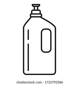 Fabric cleaner icon. Outline fabric cleaner vector icon for web design isolated on white background