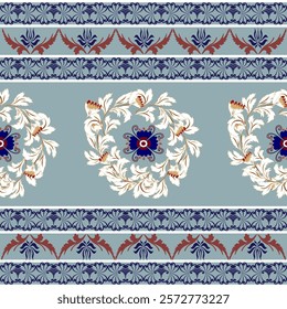 fabric, clothing ,Abstract Ethnicart, Seamless pattern in tribal, folk embroidery, and Mexican style, Aztec geometric art ornament print, Design for carpet , cover, wallpaper, wrapping