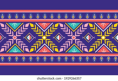 fabric colorful with blue pink trendy background carpet