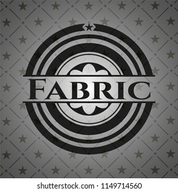 Fabric dark emblem. Retro