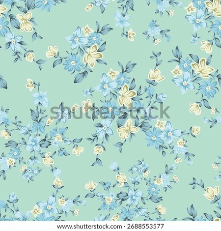fabric design for allover screen print and digital print  pattern