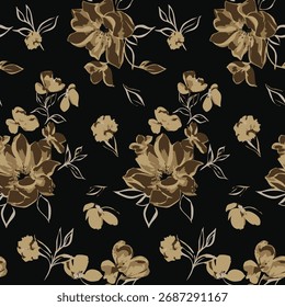 fabric design for digital print vector graphics