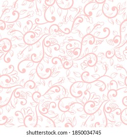 fabric design repeated floral pattern, seamless pattern. orange leaves with white background vector illustration textile.