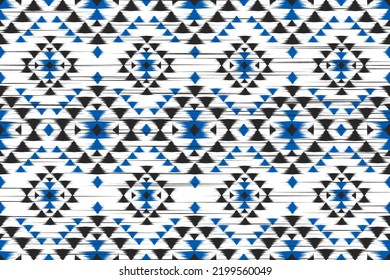 Arte de patrones de tejido étnico ikat. Patrón geométrico étnico ikat sin fisuras en las tribus. Diseño para fondo, papel pintado, ilustración, tela, ropa, alfombra, textil, batik, bordado.