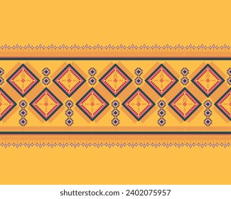 tela de patrones étnicos arte . patrón étnico sin costuras Fondo, Diseño para tela, cortina, alfombra, papel pintado, ropa, envoltura, Batik, ilustración vectorial