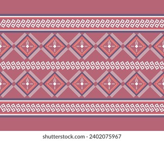 tela de patrones étnicos arte . patrón étnico sin costuras Fondo, Diseño para tela, cortina, alfombra, papel pintado, ropa, envoltura, Batik, ilustración vectorial