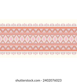 fabric ethnic pattern art . ethnic seamless pattern Background, Design for fabric, curtain, carpet, wallpaper, clothing, wrapping, Batik, vector illustration