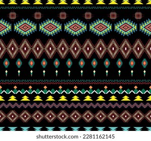 fabric ethnic vector art design pattern2 Ethnic fabric print repeat art vector illustration design