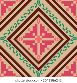 fabric florals pattern pixel geometric minimalist