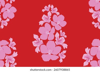 Fabric, flowers, fashion, boho, design, pattern, decor, color, blanket, floral, style, blossom, blooming, geometric, red, pink