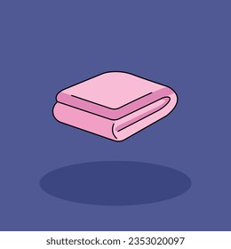 Fabric Free vector cartoon icon illustration.Fashion Design Signs and Texts icon concept isolated . flat cartoon style