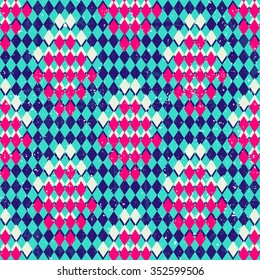 Fabric geometric seamless pattern.