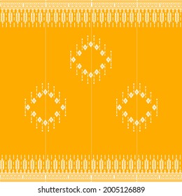 Fabric geometric textile pattern ikat