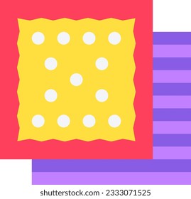 Fabric-Icon-Bild. Geeignet für mobile Anwendungen.