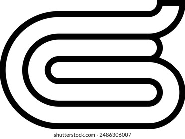 fabric icon. Thin linear style design isolated on white background