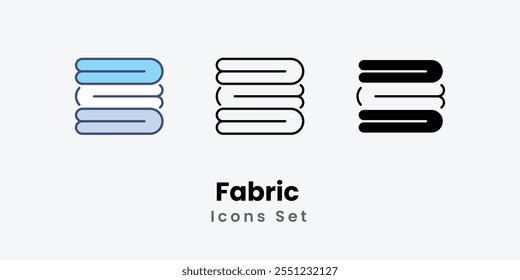 Ícones de malha definem a linha fina e a ilustração do ícone de vetor de glifo