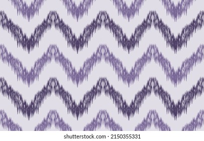 Gewebe ikat nahtlose Muster geometrische ethnische traditionelle Stickereistil.Design für Hintergrund, Teppich, Matte, Sarong, Kleidung, Vektorgrafik.
