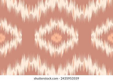 fabric ikat seamless pattern geometric ethnic traditional embroidery style.Design for carpet,mat,sarong,clothing.pattern imperfect but beautiful. Vector illustration.