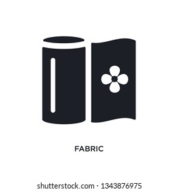 fabric isolated icon. simple element illustration from sew concept icons. fabric editable logo sign symbol design on white background. can be use for web and mobile