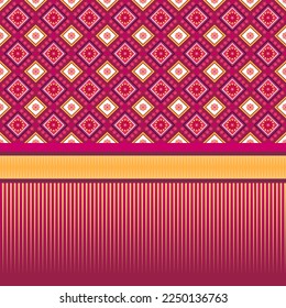 Stoffzeilenhintergrund - nahtloses Design