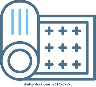 Fabric Line Two Colour Icon