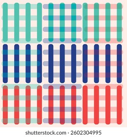 Fabric lines pattern design. Lines are geometric to create a fabric pattern. Design for textile industry, background, carpet, wallpaper, clothing, 