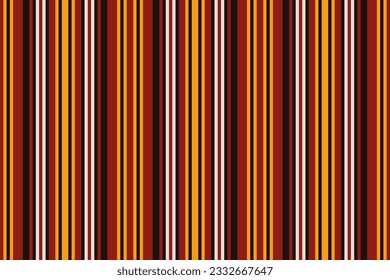 Fabric lines stripe of vertical seamless background with a vector texture pattern textile in black and red colors.