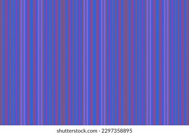 Fabric lines vector. Vertical background stripe. Pattern textile seamless texture in blue and pink colors.