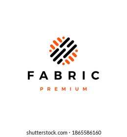 Fabric Logo Vector Icon Illustration