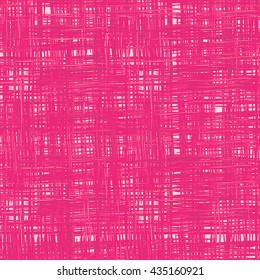 Fabric material burlap textured fibers with a pattern. Pink seamless , seamless pink background
