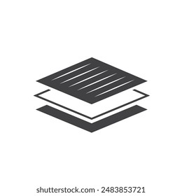 fabric materian icon element vector design template web