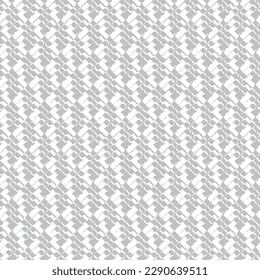 Fabric maze seamless pattern. Gray and barley, oat, rice, millet, maize, bran or corn background. Texture plant for design agriculture prints. Vector illustration