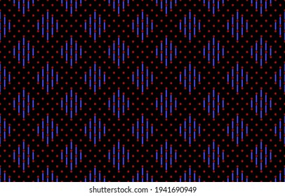 Fabric Morocco, geometric ethnic pattern seamless flower color oriental. Background, Design for fabric, curtain, carpet, clothing, wrapping, Batik, vector illustration, rhombus pattern antique. 