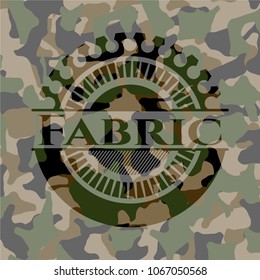 Fabric on camouflaged texture