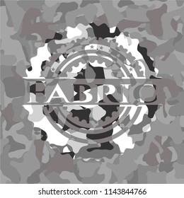 Fabric on grey camo pattern