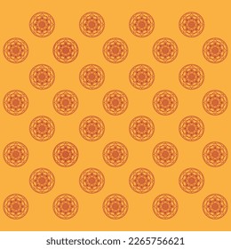 Fabric and paper patterns design with Sri Lankan traditional arts vector illustration
