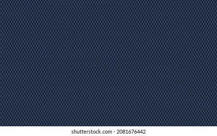 Fabric Pattern Abstract Diagonal Repeat Motif Textured Surface. Dark Blue Background. Simple Geo Print Block For Male Shirt Gift Wrap Wallpaper Bedding Curtains Handkerchiefs Hat Bag Phone Case