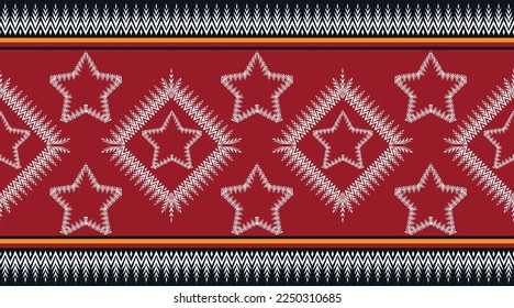 Fabric pattern The arrangement of geometric shapes combined to form a fabric pattern that looks beautiful illustration Fabric pattern background