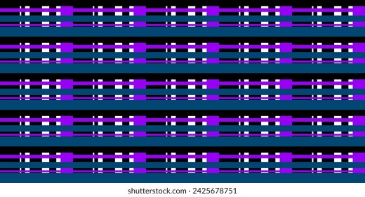 Fabric pattern background, checkered pattern, purple and black
