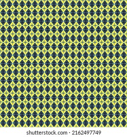 Fabric pattern background from geometric shapes, green and yellow.