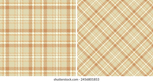 Fabric pattern background of tartan texture seamless with a textile vector plaid check. Set in skin colors for golf fashion essentials for the course.