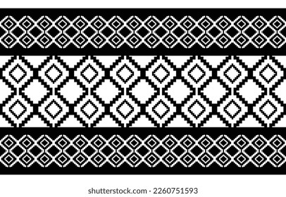 Fabric pattern black and white diamond pattern