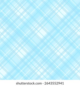 Fabric pattern, blue checkered pattern, gift wrapping paper , seamless pattern 