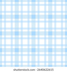 Fabric pattern,  blue and white checkered pattern, gift wrapping paper , seamless pattern 