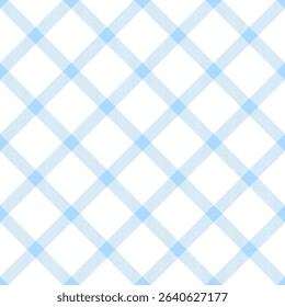 Fabric pattern,  blue and white checkered pattern, gift wrapping paper , seamless pattern 