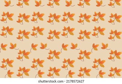 
diseño de patrones de tela Las hojas de otoño conceptualizan las flores amarillas de Japón, naranja rojizo claro, estilo de patrón trenzado. para la decoración de la casa, la ropa.