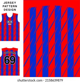 Fabric pattern design. Background for soccer jersey, football kit or sports uniform. T-shirt mockup template. Soccer jersey pattern. Abstract background